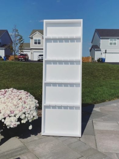 Champagne Wall With Stand - Holds 20 Champagne Glasses - Image 2