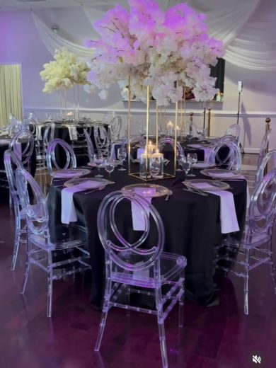 Crystal Clear Acrylic Chiavari Chair – Round Back - Image 2