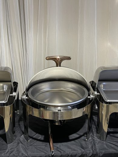 Chafing Dish 6 Qt Stainless Steel – Round - Image 2