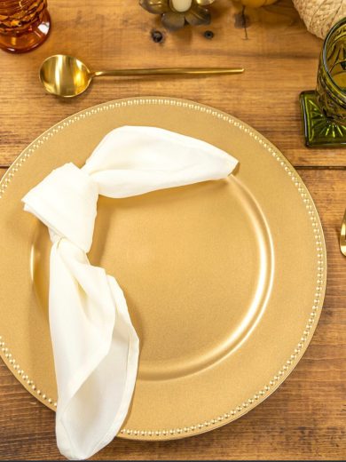 Dazzled Charger Plates - 13inches