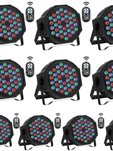 Rotating Stage LED Lights with Remote Control - Image 2